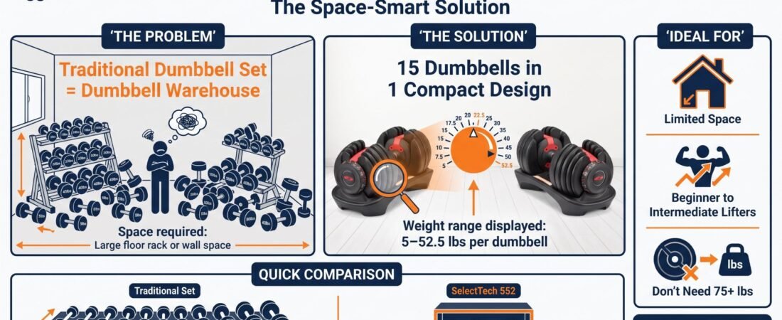 Review of the BowFlex SelectTech 552 A Space Saving Solution for Home Strength Training